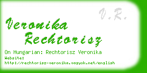 veronika rechtorisz business card